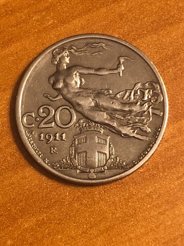 Centesimi lire donna - 20,