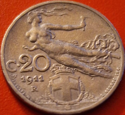 Italia moneta centesimi - 20,