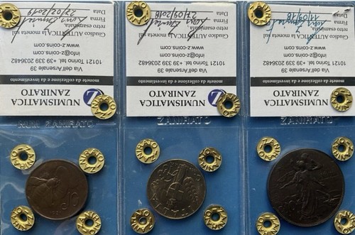 Lotto monete 10 centesimi - x,